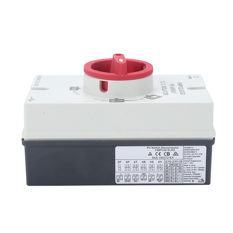 Ip66 Dc Waterproof Isolator Switch