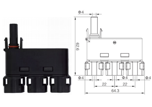 Panel Male Connector