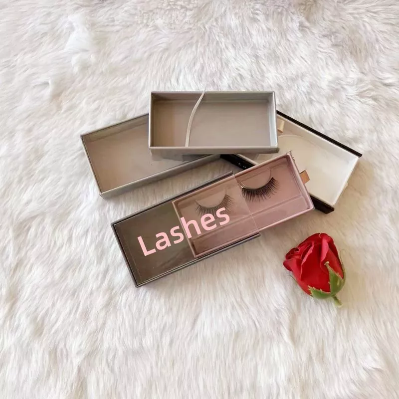 Beauty Custom PVC Sleeve Lash Box Luxury Empty Drawer Paper Eyelash Packaging Box - 1 