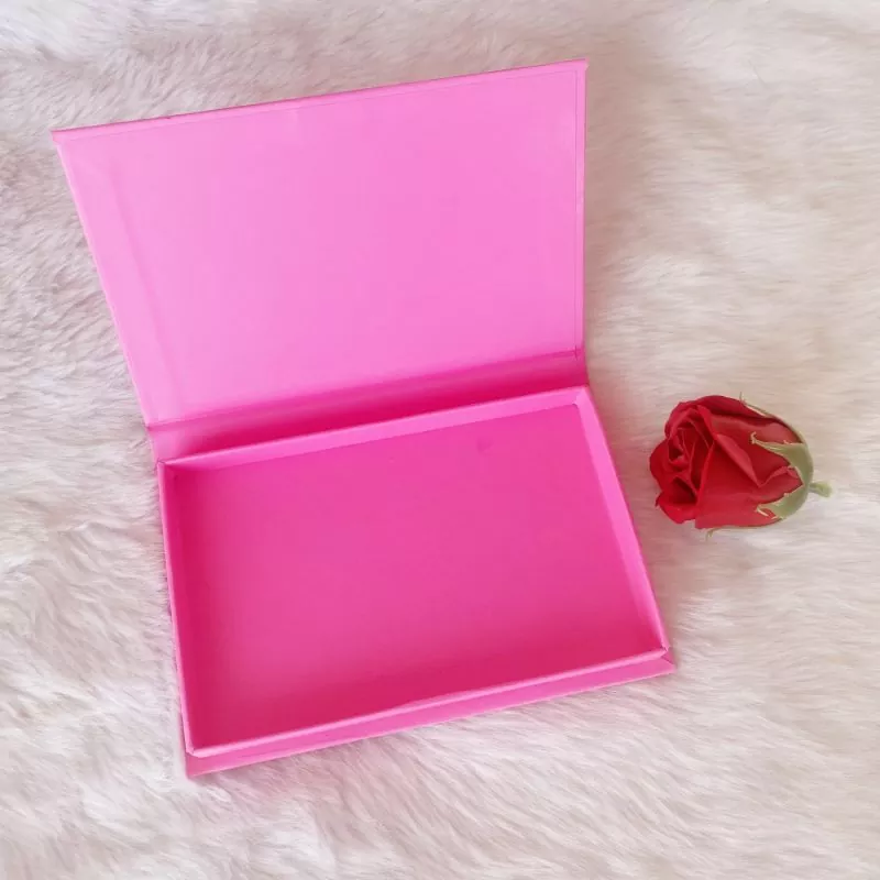Baby Pink Eyelash Box With Magnet Supplier In Qingdao