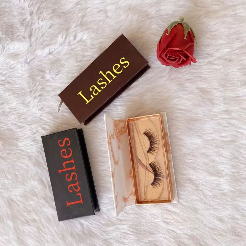 Small Tray One Pair Eyelash Box With Magnet
