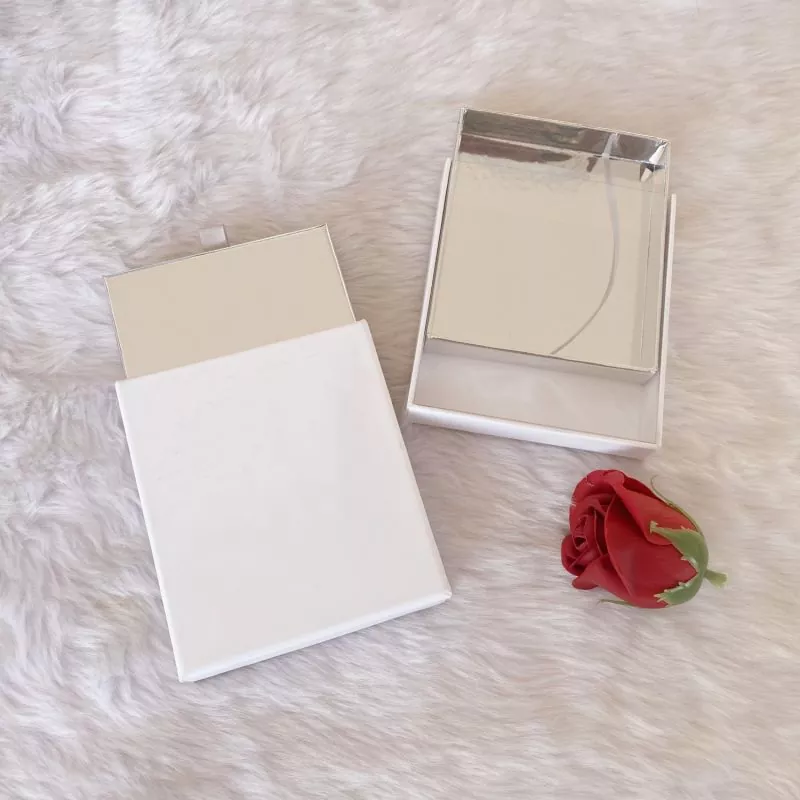 White PVC Drawer Lashes Box Supplier In China