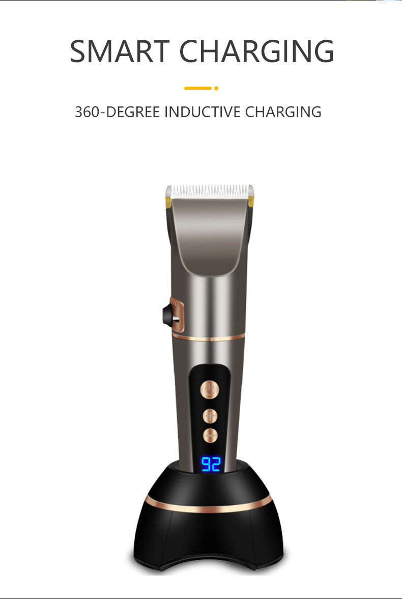 Intelligent charging electric hair trimmer