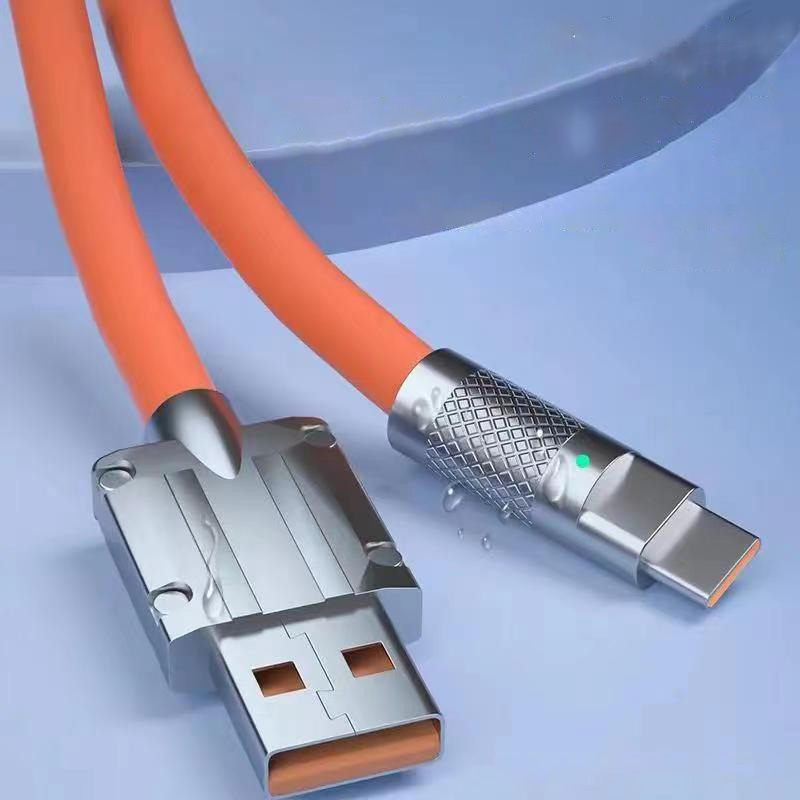 Kabel do ładowania danych telefonu komórkowego z płynnego silikonu