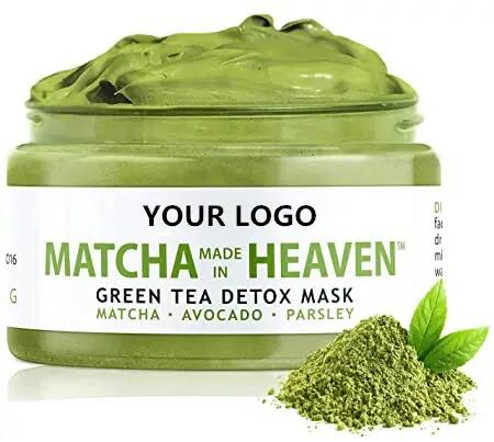 Acne Repair Green Tea Balance Oil Facial Mask Mud