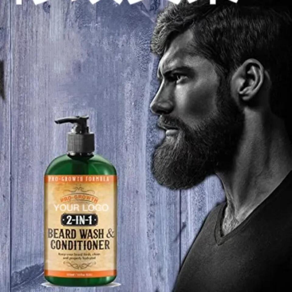 Beard Growth After Shave Beard Wash Shampoo and Conditioner