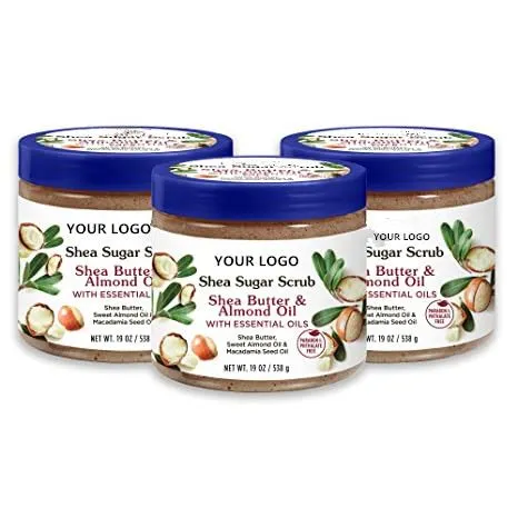 free samples body scrub manufacturer moisturizing exfoliate smooth shea sugar body scrub