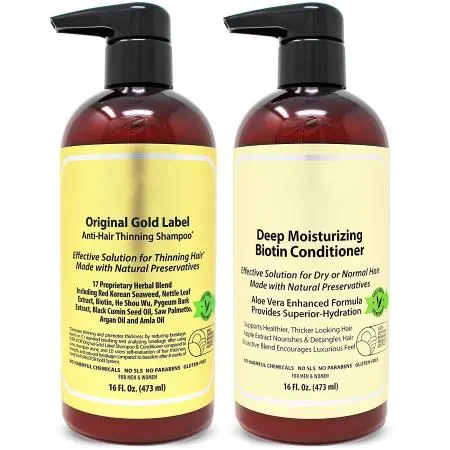 Low price wholesale promotes biotin & keratin hair regrowth treatments hair growth shampoo and conditioner