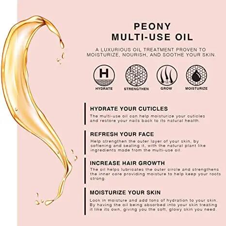 Fuktgivande Multi-Use Oil Petal Flower Oil för ansiktskropp och hår