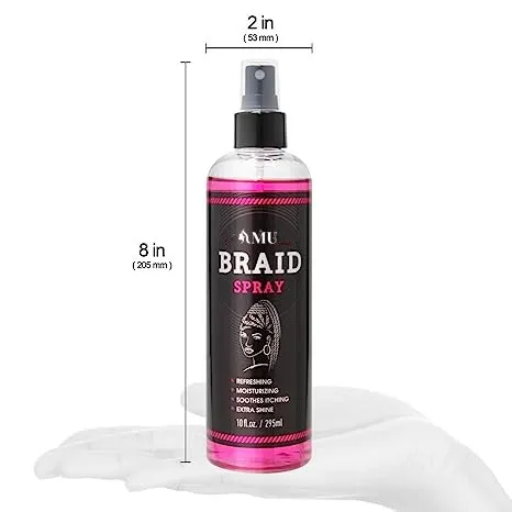 Private label anti itch scalp Jasmine nourishing hair styling extra hold add shine braid sheen spray