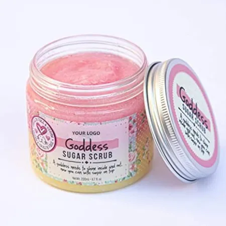 private label organic vegan korean body scrub exfoliating whitening skin care sugar body scrub