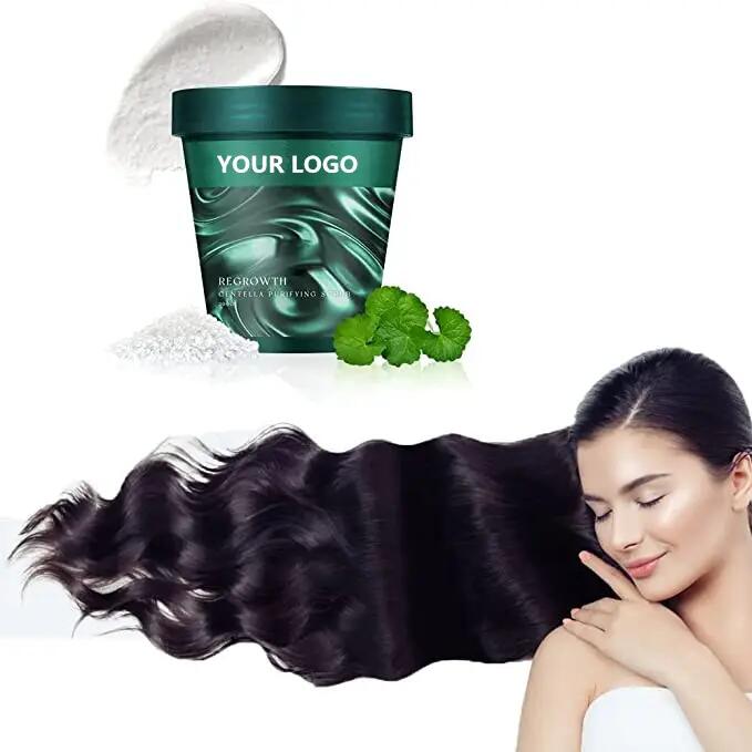 Sea Salt Anti-Dandruff Oil Control Hair Scalp Scrub Shampoo