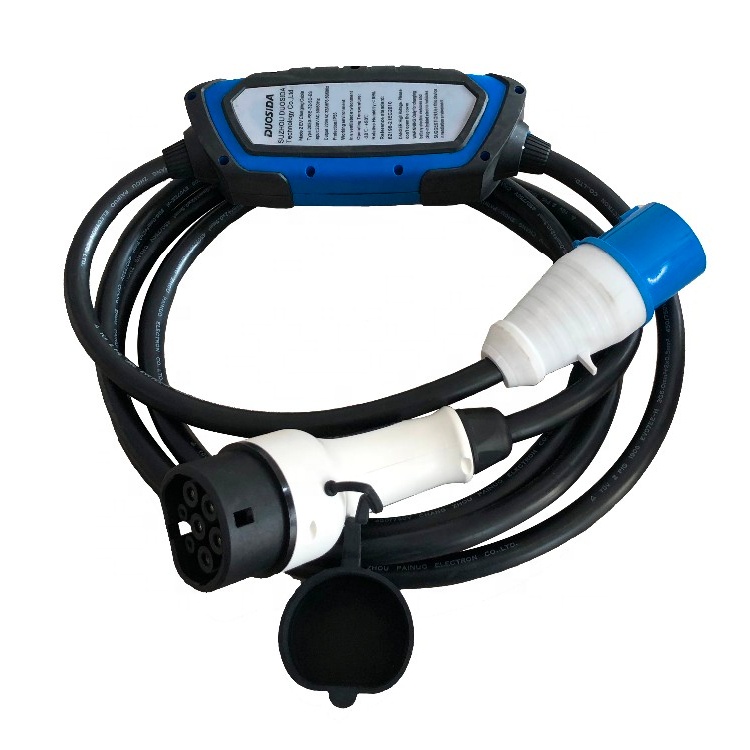 IP65 32A 220V 7.2kw 1phase Portable Charging Cable