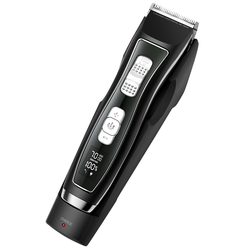 Professional Cordless Hair Clipper with LCD