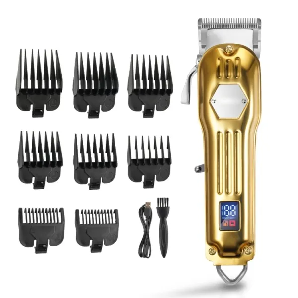 All Metal Hair Clipper with Digital Display