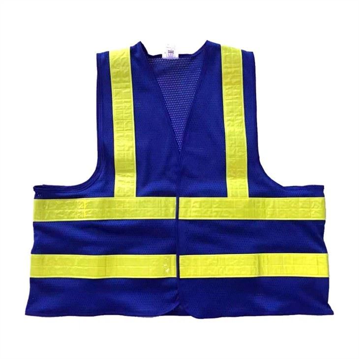 Navy Blue Mesh Safety Vest
