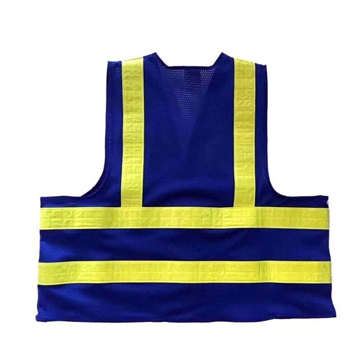 Navy Blue Mesh Safety Vest