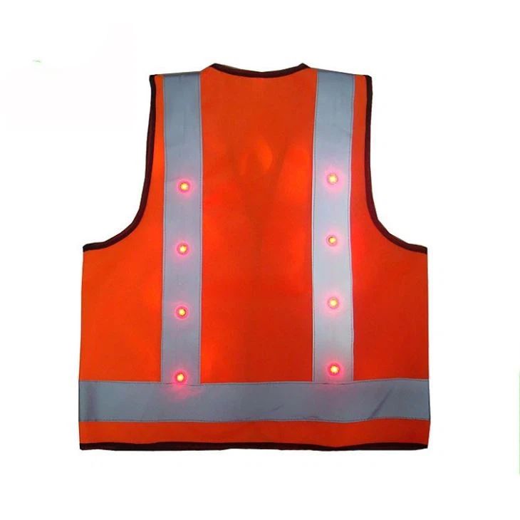 Reflective Vest with LED Lights