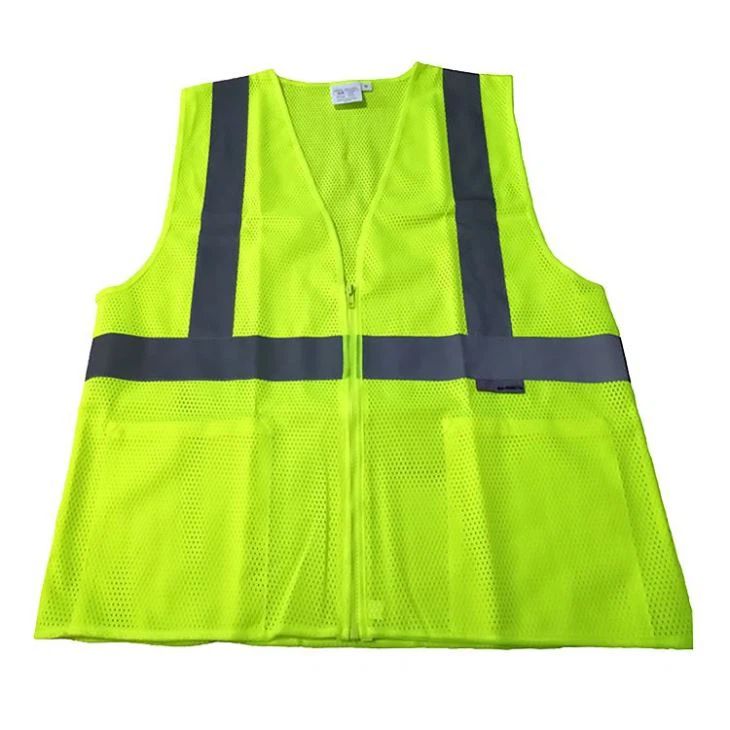 Yellow Safety Vest with Pockets