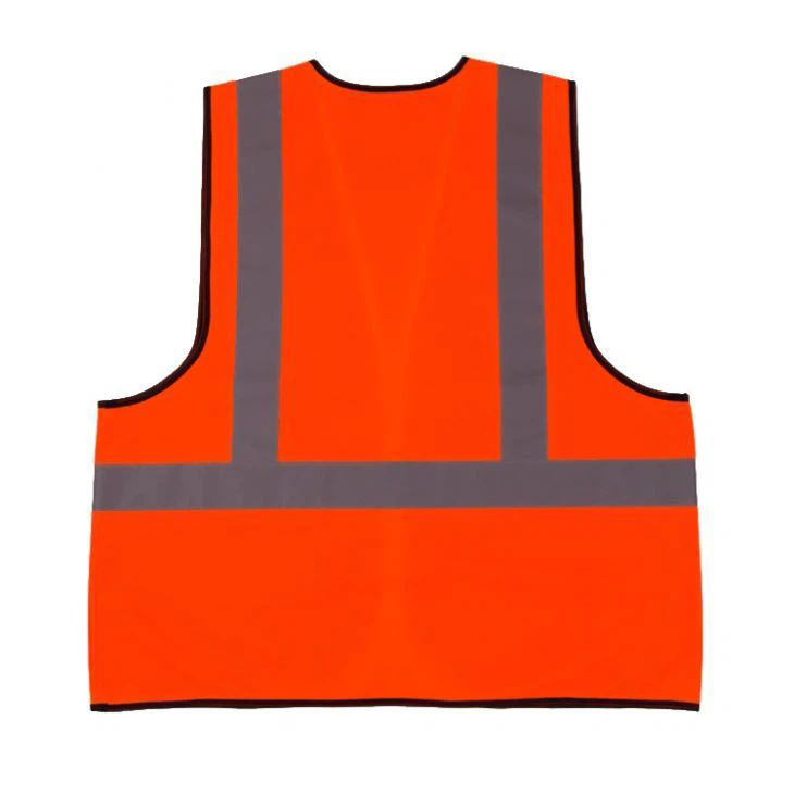 Safety Vest with High Reflective Tape Orange