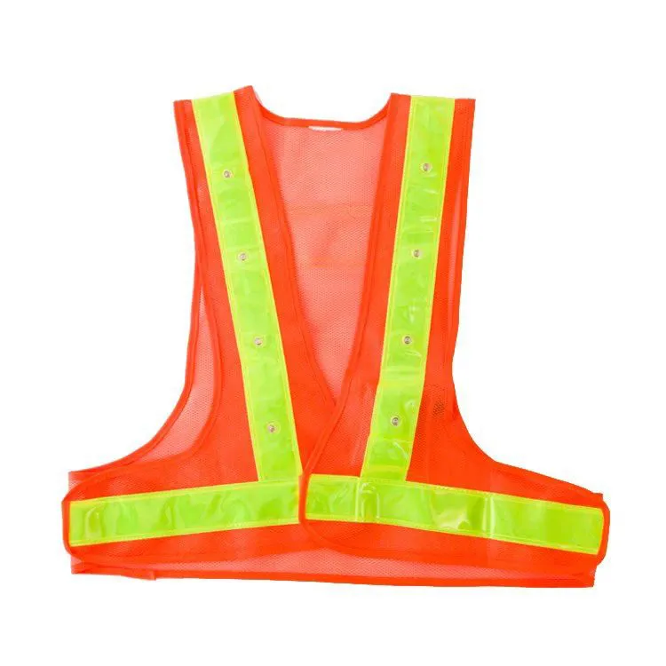 V Shape LED Reflective Safety Vest