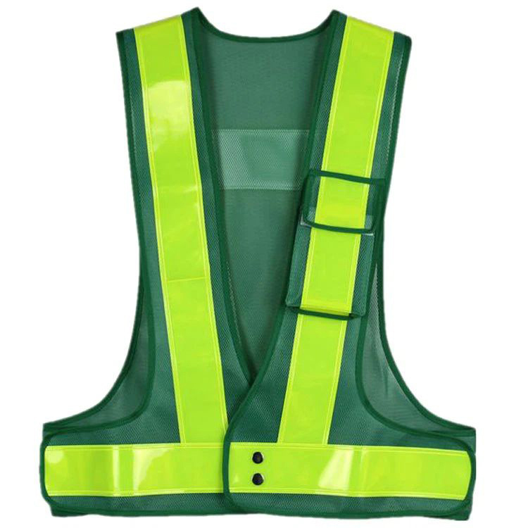 V Shape PVC Reflective Safety Vest with Breast Pocket