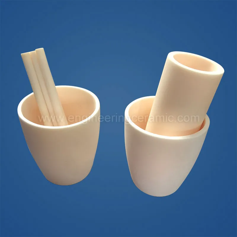 Alumina Ceramic Conical Crucibles