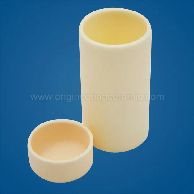 Alumina Ceramic Cylindrical Crucibles