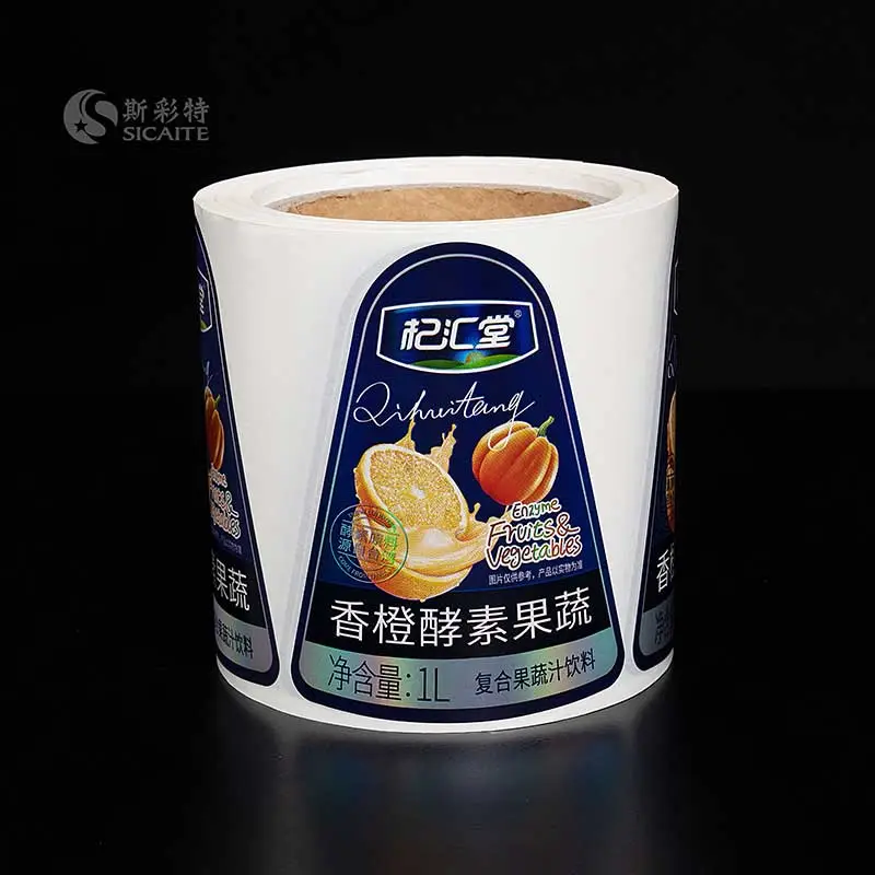 Stiker Label Minuman Jus Woh-wohan Lan Sayuran