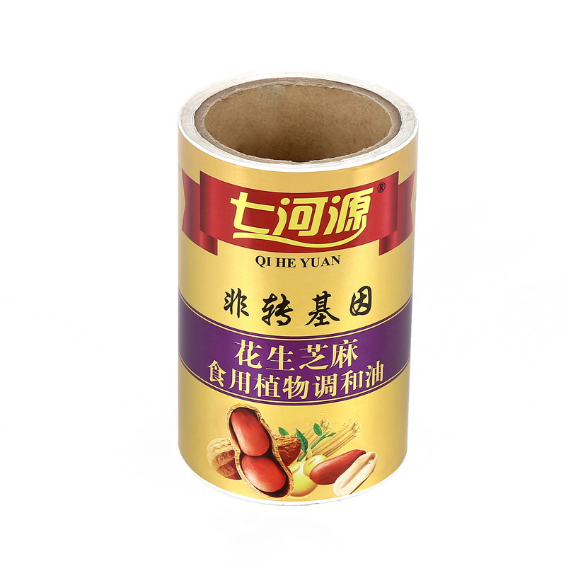 Peanut sesame edible blended oil label