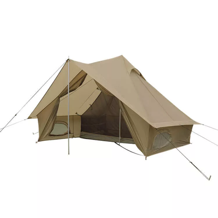 Семейная палатка с колокольчиком, хлопковая домашняя палатка, большое пространство