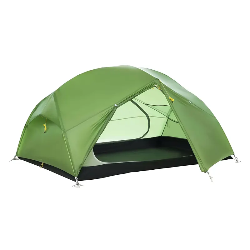 Tente en nylon double couche de camping en plein air