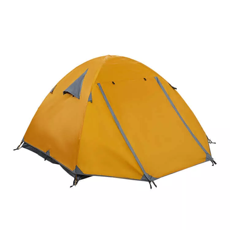 Палатка для кемпинга на двух человек на открытом воздухе с алюминиевым столбом