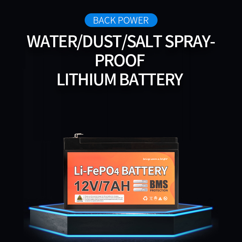 12V 7Ah lítiová batéria na ukladanie energie