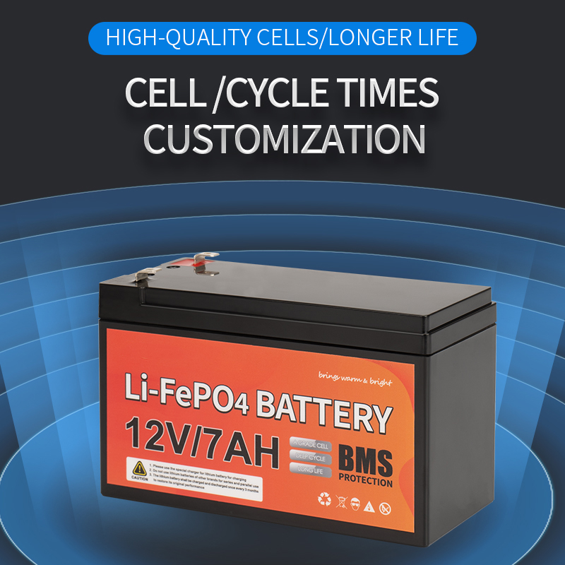 Pachet de baterii cu litiu de stocare a energiei 12V 7Ah