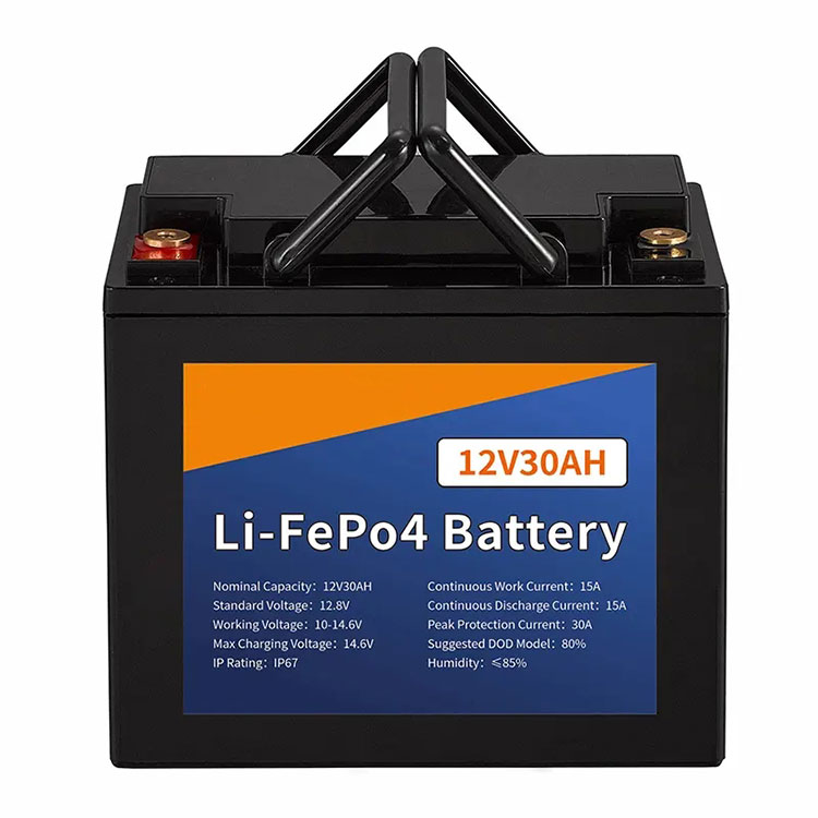 Pachet de baterii cu litiu de stocare a energiei de 12,8 V 30 Ah