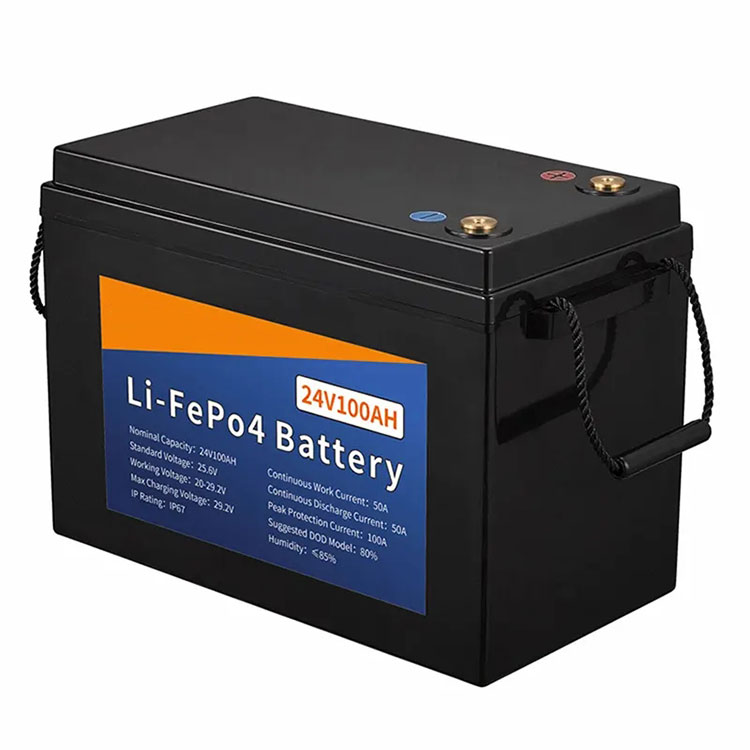 25.6V 100Ah energia biltegiratze litiozko bateria paketea