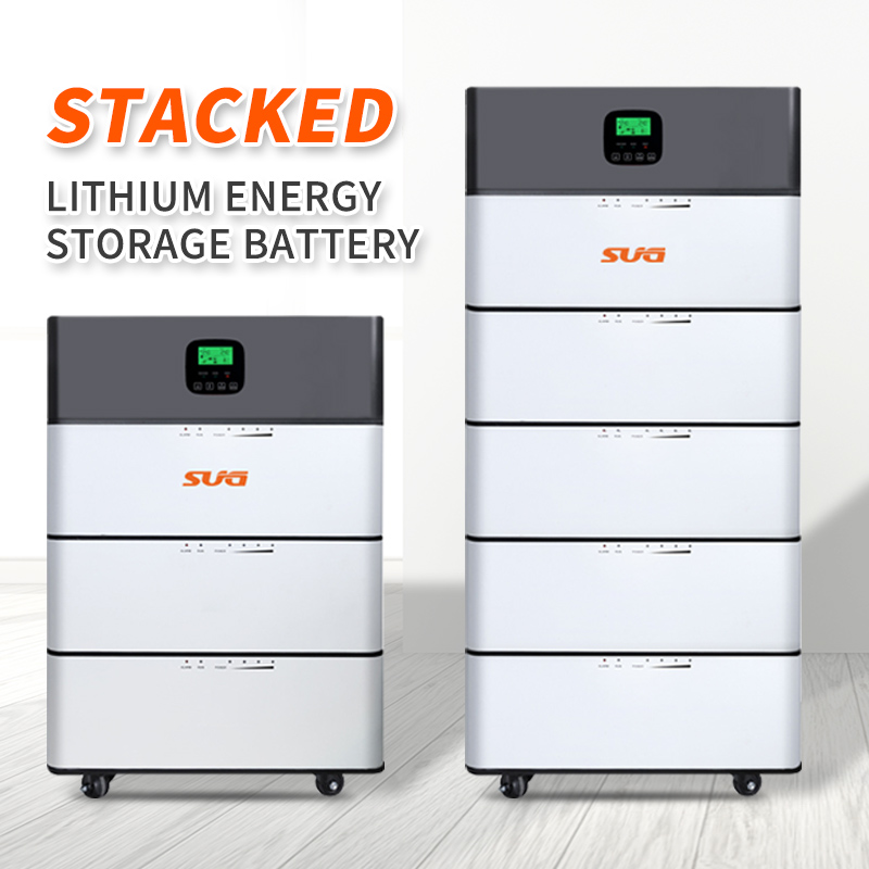 Lifepo4 Stackable Battery Power Baterai Li-ion Surya 48v 5kwh 200ah Baterai Lithium Rumah Bank Penyimpanan Surya