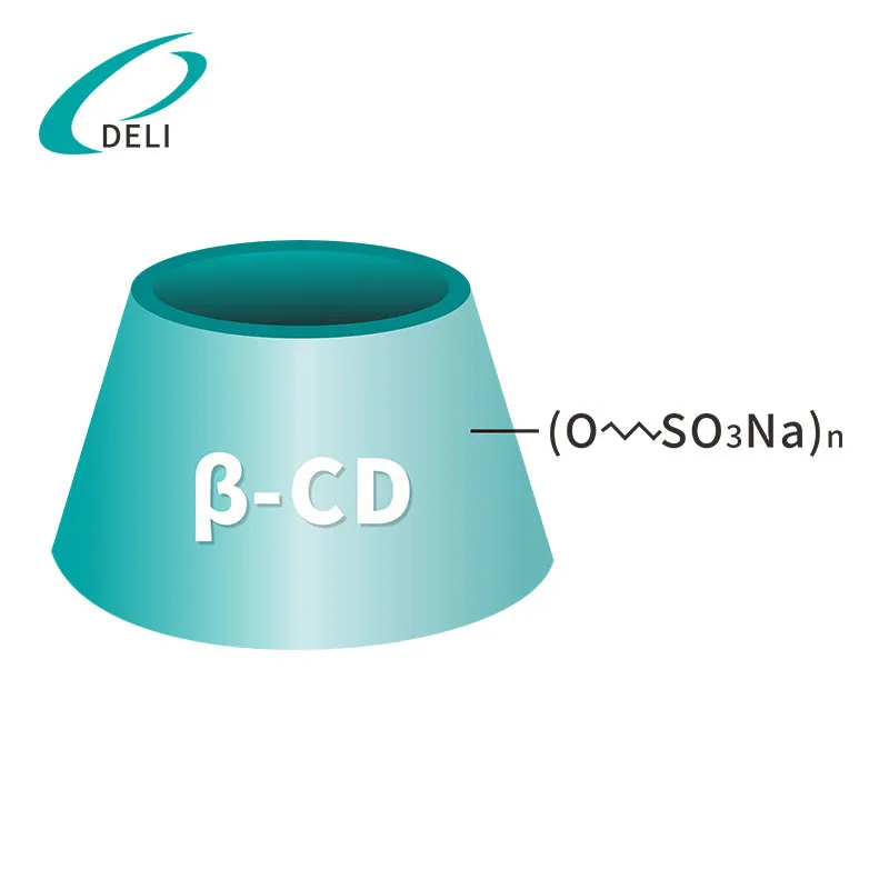 Betadex sulfobutüüleetri naatrium CAS NO 182410-00-0 Sulfobutüül beetatsüklodekstriinnaatrium