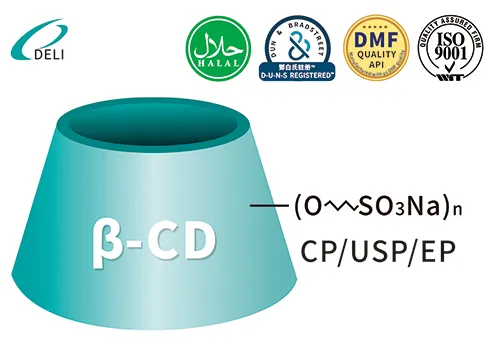 SBECD Sulfobutyl Cyclodextrin Sóidiam 182410-00-0