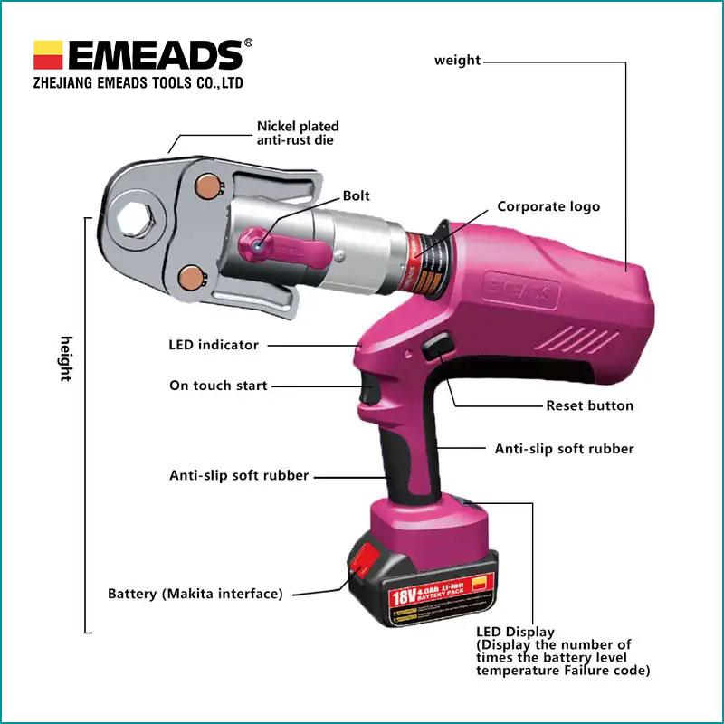 Electric Hydraulic Crimping Tool