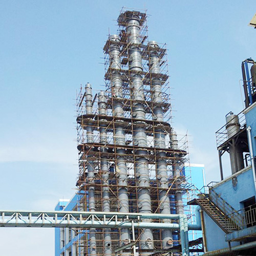 Columnas o torres de destilación de alcohol metílico industrial