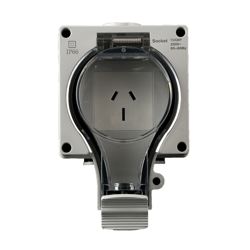 IP66 New Series Fixed Surface Australian Socket with Switch