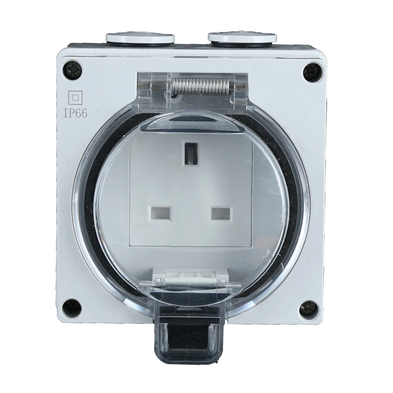 IP66 Series UK Waterproof Wall Electric Socket and Switch