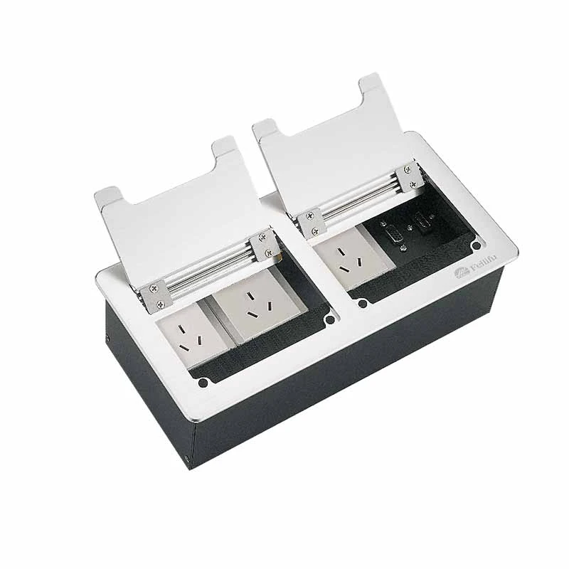 Open Cover Conference Multifunctional Tabletop Power Socket