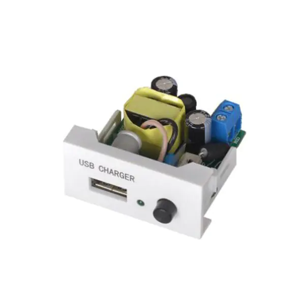 Type A Usb Charger Socket Module with Button 2.1A