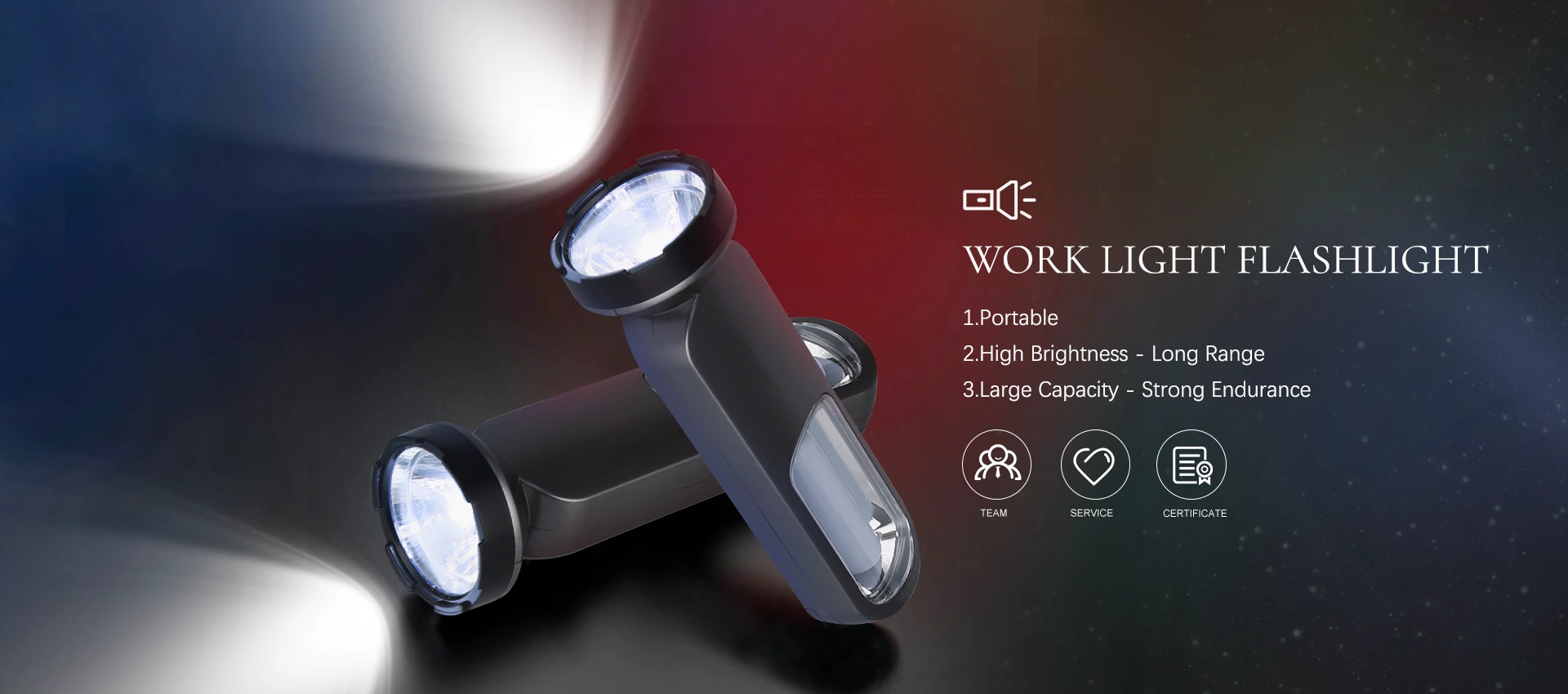 China Work Light Flashlight Manufacturers