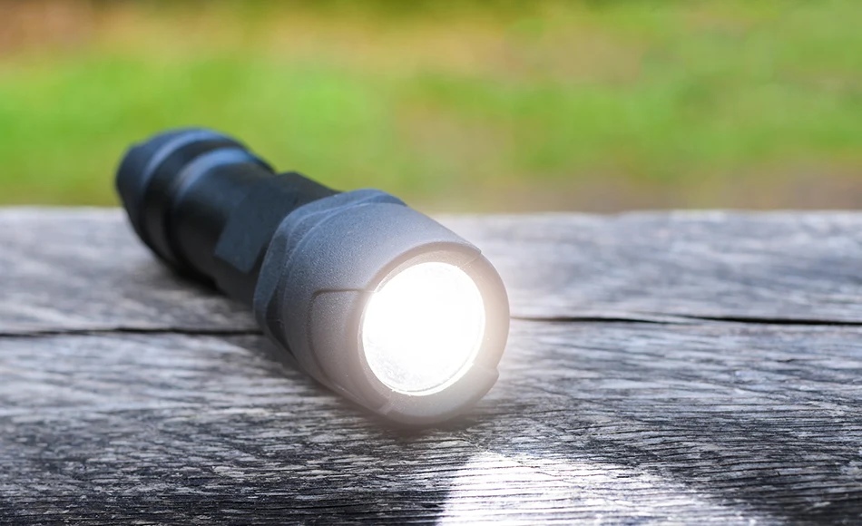The importance of flashlights in outdoor activities.
