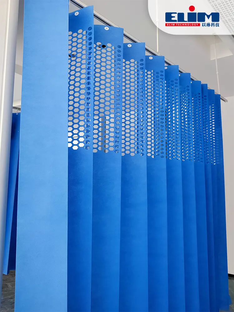 Disposable Privacy Curtains with Eyelets