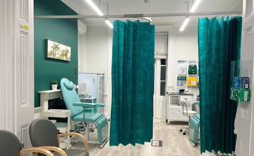 ELIM Disposable Curtains used in UK MEDii Health